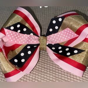 Polka Dot and Striped Kids Hair Bow